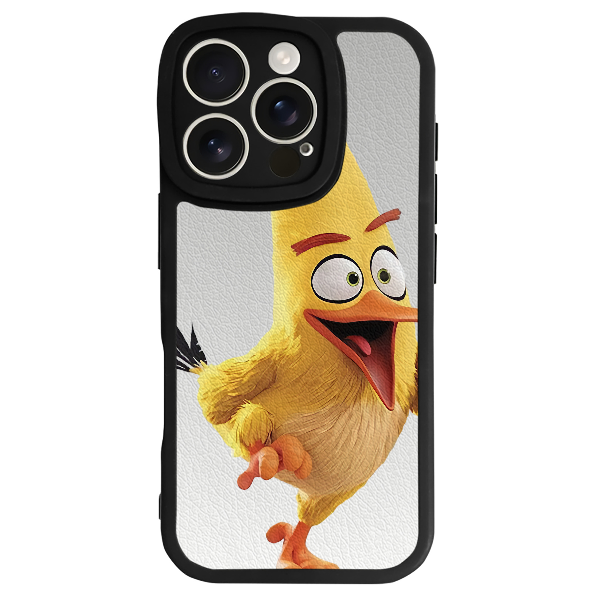 （画像用） Angry Birds アングリーバード 【iPhone 16シリーズ対応】シリコンスマホケース（レザー調） 材質：シリコン
